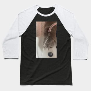 Waterproof Cat (no text) Baseball T-Shirt